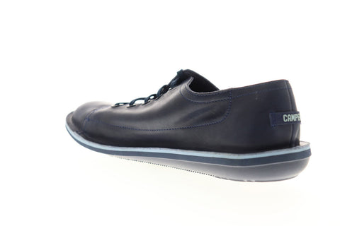 Camper Beetle K100307-010 Mens Blue Leather Lace Up Low Top Sneakers Shoes