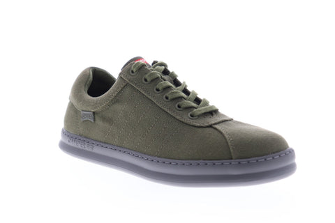 Camper Runner Four K100309-009 Mens Green Canvas Casual Fashion Sneakers Shoes