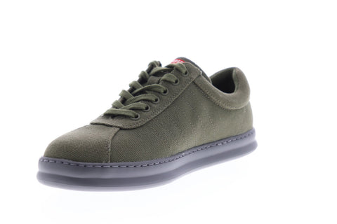 Camper Runner Four K100309-009 Mens Green Canvas Casual Fashion Sneakers Shoes