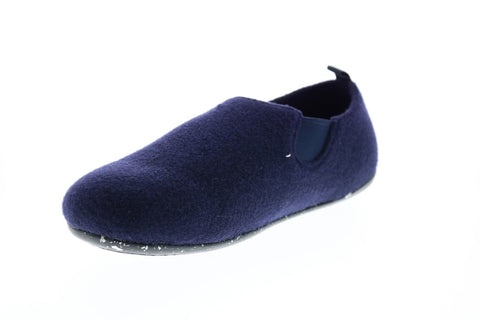 Camper Wabi K100355-006 Mens Blue Canvas Slip On Slippers Mules Shoes