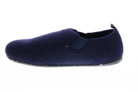 Camper Wabi K100355-006 Mens Blue Canvas Slip On Slippers Mules Shoes