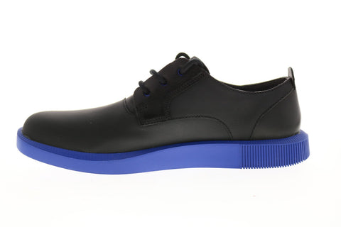 Camper Bill K100356-001 Mens Black Suede Lace Up Euro Sneakers Shoes