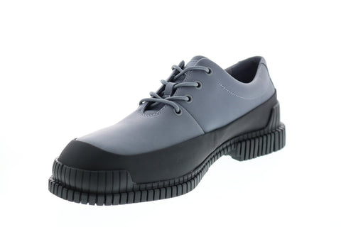 Camper Pix K100360-016 Mens Gray Leather Lace Up Plain Toe Oxfords Shoes