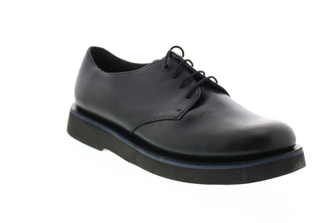 Camper Tyre K100362-001 Mens Black Leather Lace Up Euro Sneakers Shoes