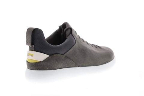Camper Pelotas Capsule Xl K100374-006 Mens Gray Suede Lace Up Low Top Sneakers Shoes