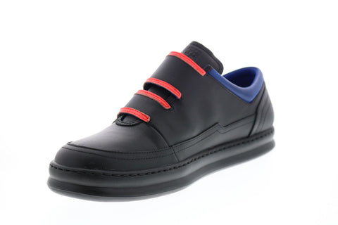 Camper TWS K100385-001 Mens Black Leather Strap Euro Sneakers Shoes