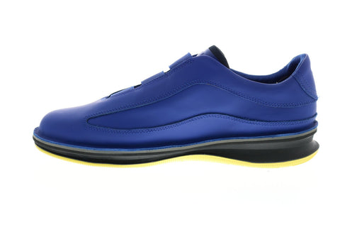 Camper Rolling K100389-009 Mens Blue Leather Slip On Euro Sneakers Shoes