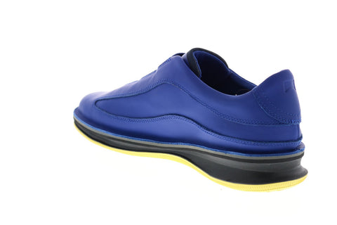 Camper Rolling K100389-009 Mens Blue Leather Slip On Euro Sneakers Shoes