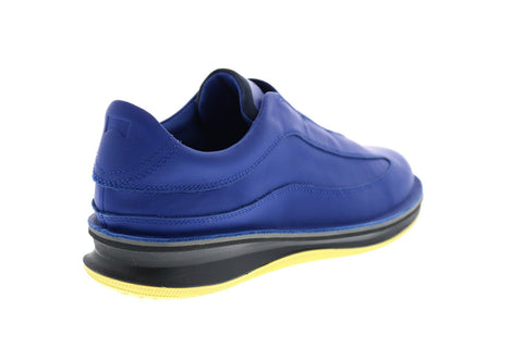 Camper Rolling K100389-009 Mens Blue Leather Slip On Euro Sneakers Shoes
