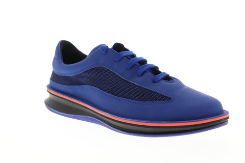 Camper Rolling K100390-001 Mens Blue Leather Lace Up Low Top Sneakers Shoes