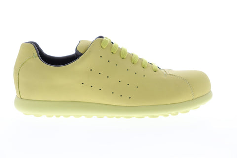Camper Pelotas Xlite K100397-007 Mens Yellow Leather Lace Up Low Top Sneakers Shoes