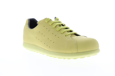 Camper Pelotas Xlite K100397-007 Mens Yellow Leather Lace Up Low Top Sneakers Shoes