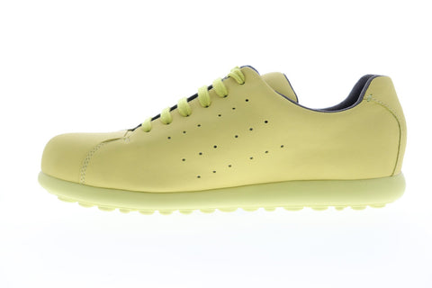 Camper Pelotas Xlite K100397-007 Mens Yellow Leather Lace Up Low Top Sneakers Shoes
