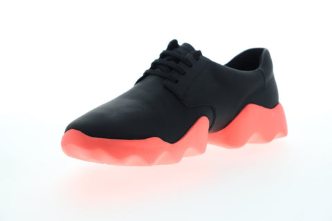 Camper Dub K100399-003 Mens Black Leather Lace Up Low Top Sneakers Shoes