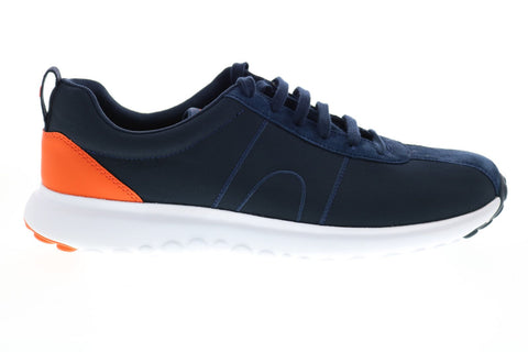 Camper Canica K100405-003 Mens Blue Canvas Lace Up Lifestyle Sneakers Shoes