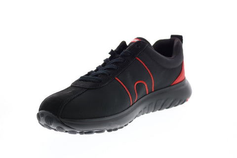Camper Canica K100405-005 Mens Black Canvas Lace Up Euro Sneakers Shoes