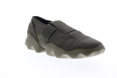 Camper Dub K100411-002 Mens Green Canvas Lace Up Low Top Sneakers Shoes