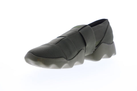 Camper Dub K100411-002 Mens Green Canvas Lace Up Low Top Sneakers Shoes