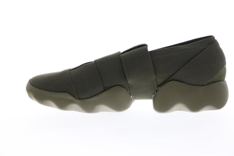 Camper Dub K100411-002 Mens Green Canvas Lace Up Low Top Sneakers Shoes