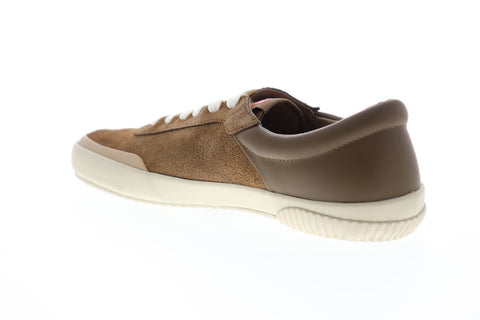 Camper Peu Rambla Rail K100413-001 Mens Brown Suede Lace Up Low Top Sneakers Shoes