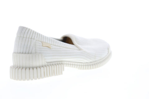 Camper Pix K100415-002 Mens White Canvas Casual Slip On Loafers Shoes