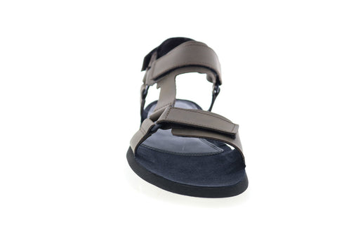 Camper Oruga Sandal K100416-006 Mens Gray Leather Strap Sport Sandals Shoes