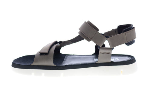Camper Oruga Sandal K100416-006 Mens Gray Leather Strap Sport Sandals Shoes