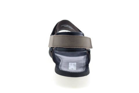 Camper Oruga Sandal K100416-006 Mens Gray Leather Strap Sport Sandals Shoes