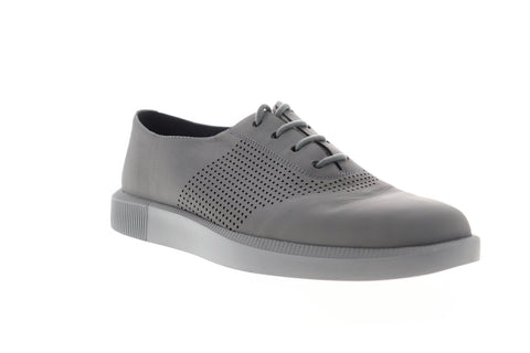 Camper Twins K100429-003 Mens Gray Leather Casual Lace Up Oxfords Shoes