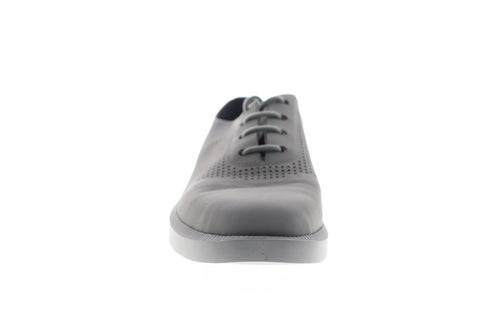Camper Twins K100429-003 Mens Gray Leather Casual Lace Up Oxfords Shoes