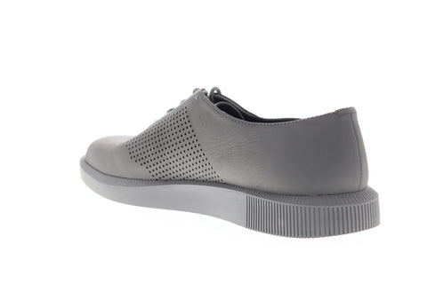 Camper Twins K100429-003 Mens Gray Leather Casual Lace Up Oxfords Shoes