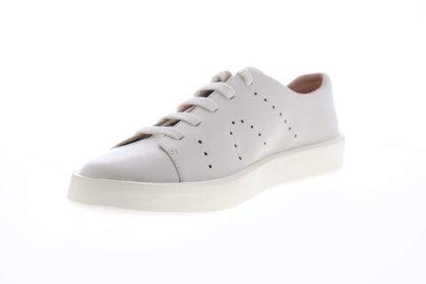 Camper Courb K100432-001 Mens Beige Tan Leather Lace Up Low Top Sneakers Shoes