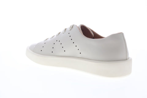 Camper Courb K100432-001 Mens Beige Tan Leather Lace Up Low Top Sneakers Shoes