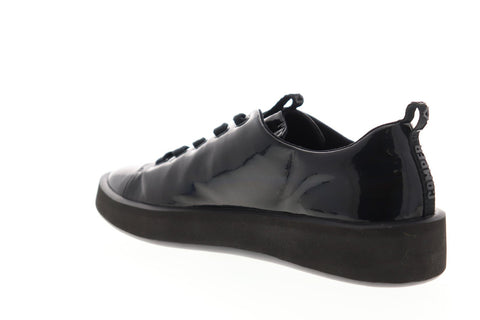 Camper Courb K100433-003 Mens Black Patent Leather Lace Up Low Top Sneakers Shoes