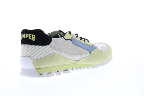 Camper Nothing K100436-001 Mens Green Suede Lace Up Low Top Sneakers Shoes
