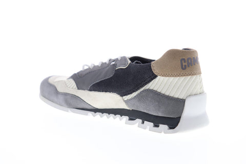 Camper Nothing K100436-006 Mens Gray Suede Lace Up Low Top Sneakers Shoes