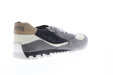 Camper Nothing K100436-006 Mens Gray Suede Lace Up Low Top Sneakers Shoes