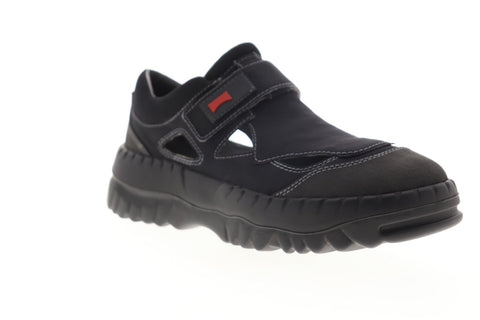 Camper Together Kiko Kostadinov K100454-001 Mens Black Nubuck Sport Sandals Shoes