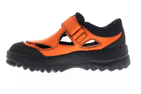 Camper Together Kiko Kostadinov K100454-004 Mens Orange Leather Sport Sandals Shoes