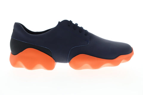 Camper Dub K100469-001 Mens Blue Leather Lace Up Low Top Sneakers Shoes