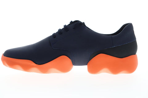 Camper Dub K100469-001 Mens Blue Leather Lace Up Low Top Sneakers Shoes