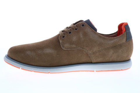 Camper Camaleon Smith K100478-004 Mens Brown Suede Euro Sneakers Shoes