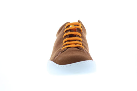 Camper Peu Touring K100479-009 Mens Brown Suede Lace Up Euro Sneakers Shoes