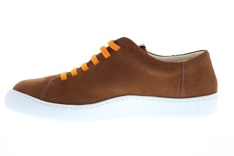 Camper Peu Touring K100479-009 Mens Brown Suede Lace Up Euro Sneakers Shoes