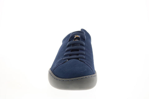 Camper Peu Touring K100479-017 Mens Blue Suede Lace Up Euro Sneakers Shoes