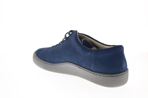 Camper Peu Touring K100479-017 Mens Blue Suede Lace Up Euro Sneakers Shoes