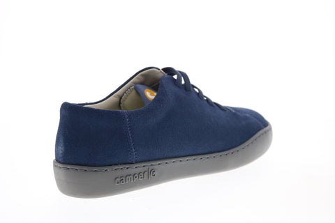 Camper Peu Touring K100479-017 Mens Blue Suede Lace Up Euro Sneakers Shoes