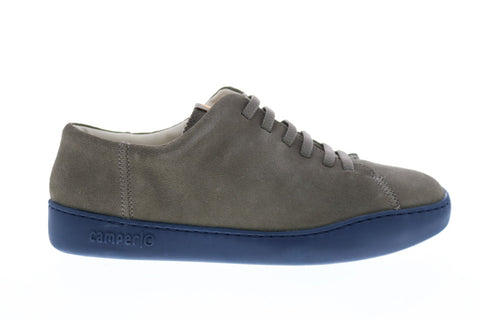 Camper Peu Touring K100479-018 Mens Green Suede Lace Up Euro Sneakers Shoes
