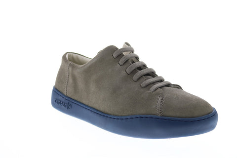 Camper Peu Touring K100479-018 Mens Green Suede Lace Up Euro Sneakers Shoes