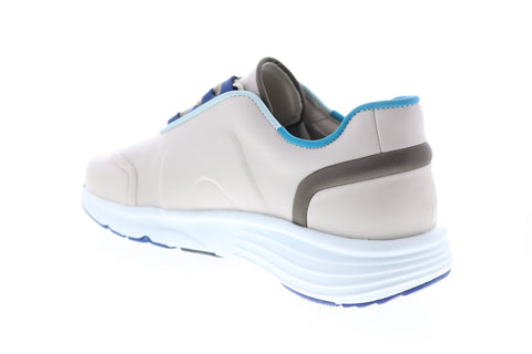 Camper Tws K100488-001 Mens Beige Blue Leather Lace Up Euro Sneakers Shoes